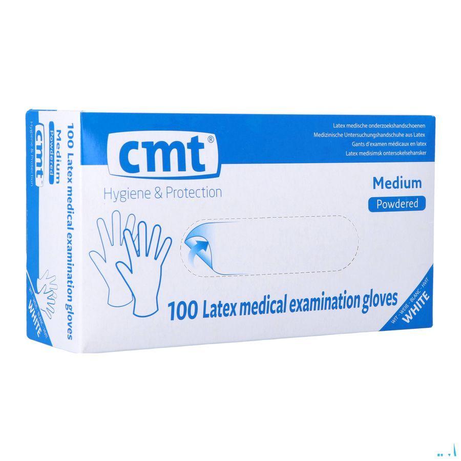 Cmt Handschoenen Latex Wit Lp L 100  -  Infinity Pharma