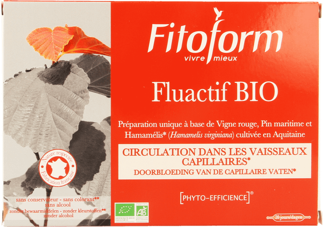 Fluactif Bio Ampullen 20x10 ml Fitoform  -  Bioholistic Diffusion