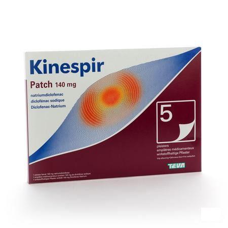 Kinespir Patch 140 mg Pleisters 5 