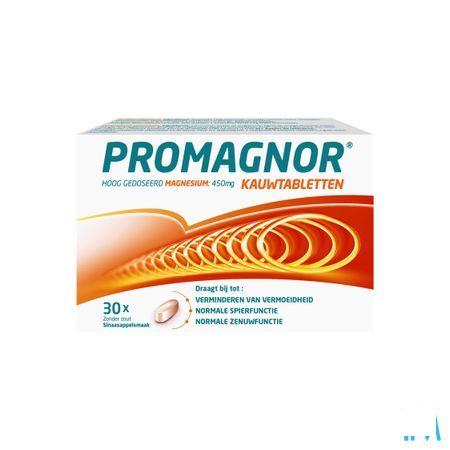 Promagnor Citron sans sucre Comprimes A Croquer 30x450 mg