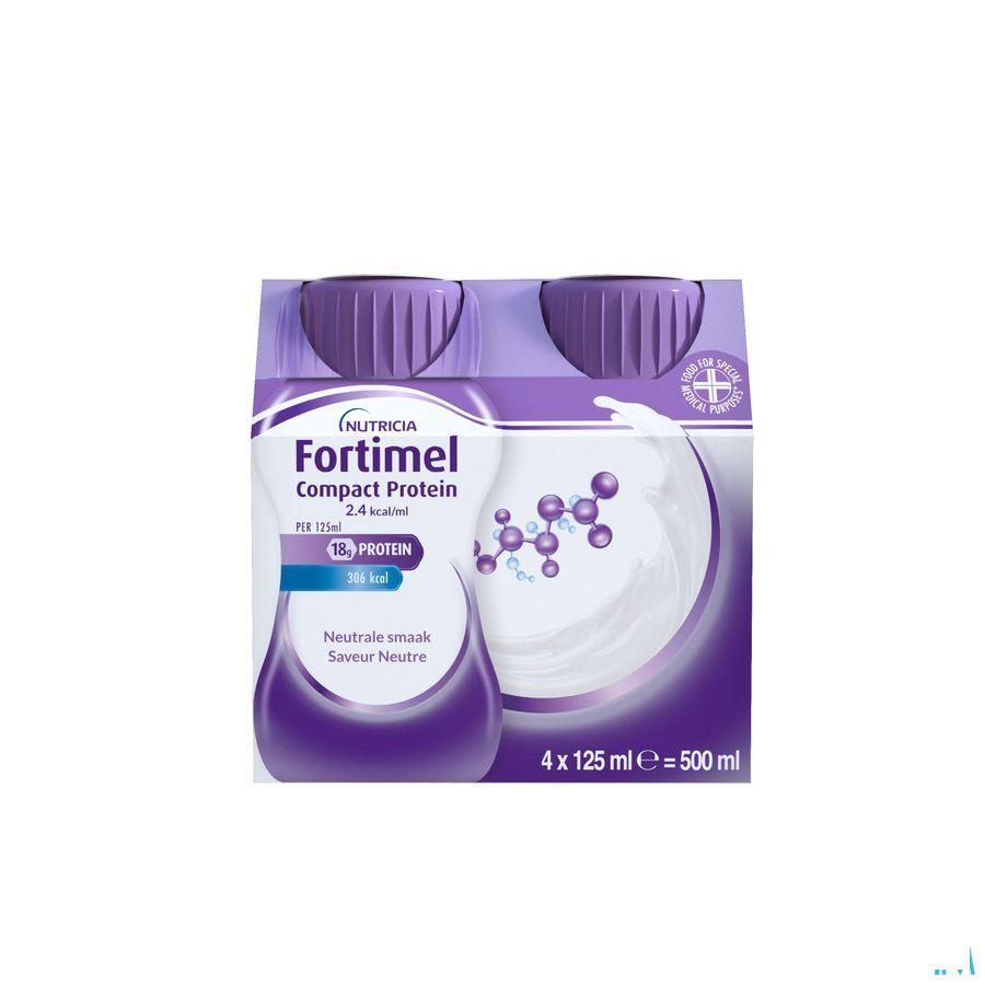 Fortimel Compact Protein 2.4Kcal Neutraal 4X125ml
