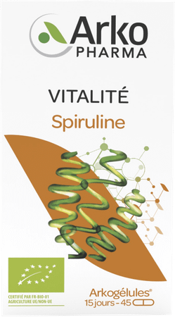 Arkocaps Spiruline Bio Capsule 45  -  Arkopharma