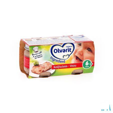 Olvarit Ingredient Kalfsvlees Pot 2x80 gr 123223  -  Nutricia