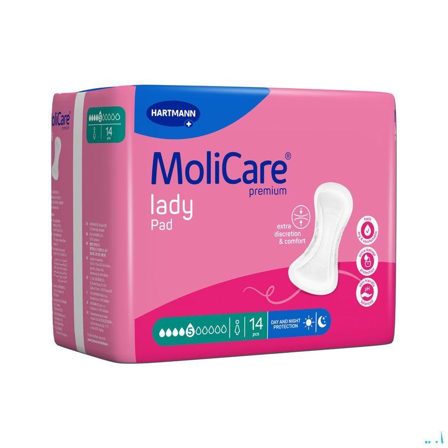 Molicare Premium Lady Pad 5 Drops 43X16Cm 14