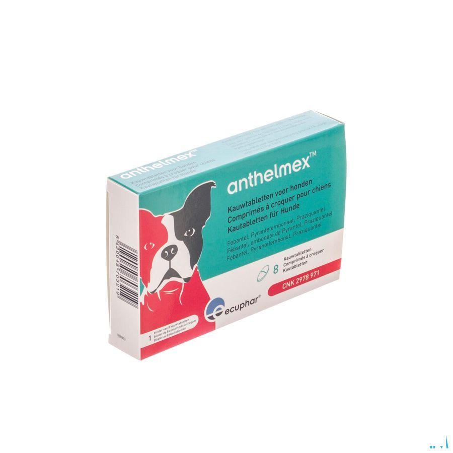 Anthelmex Kauwtabletten Hond 8  -  Ecuphar