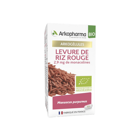 Arkogelules Levure Riz Rouge Bio Caps 45 Nf