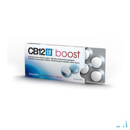 Cb12 Boost Chewing Gum Strong Mint Suikervrij 10