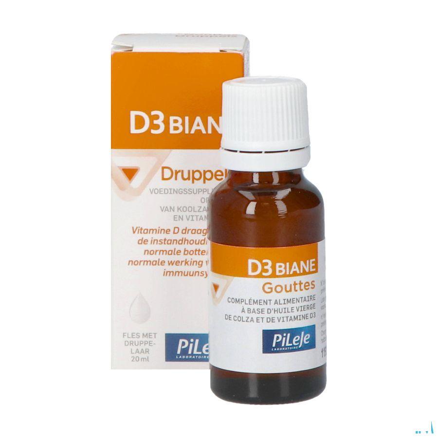 D3 Biane Liquide 20 ml  -  Pileje