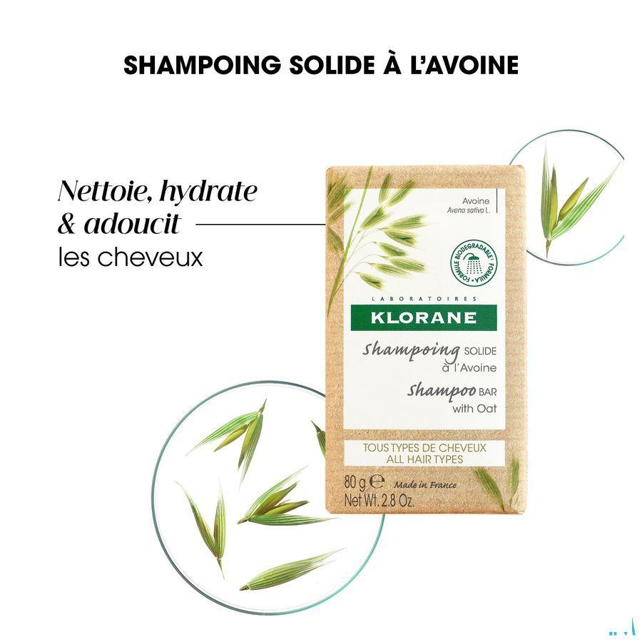 Klorane Capilaire Shampoo Bar Haver 80G