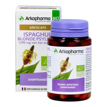 Arkogelules Ispaghul Psyllium Blond Bio Caps 45