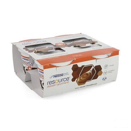 Resource Dessert Gourmand Chocol. 4x125 gr 12311109  -  Nestle