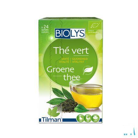 Biolys Groene Thee Zakjes 24  -  Tilman