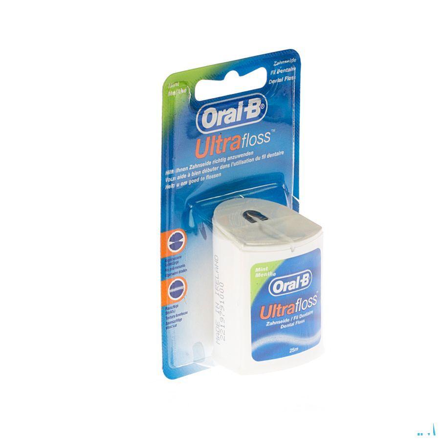 Oral B Floss Ultra Floss Mint Waxed 25M