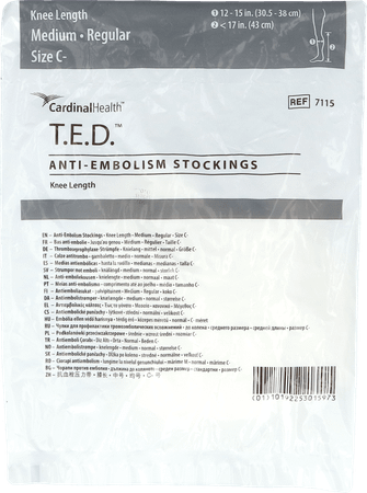 Ted Bas Genou 71150 M Regul Blanc 