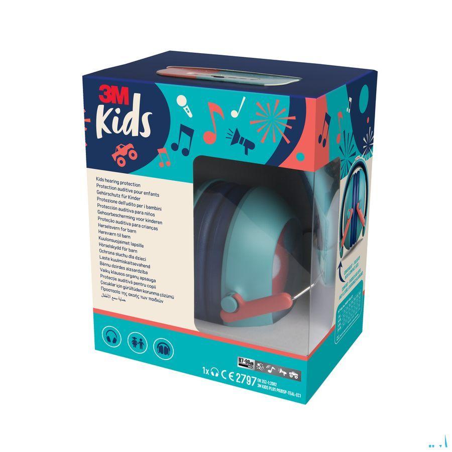 3M Kids Plus Gehoorbesch. Oorkap Kind Groenblauw