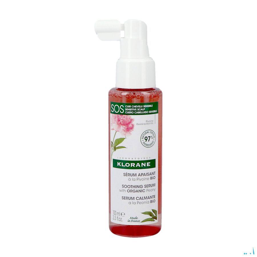 Klorane Capilaire Sos Serum Pioenroos Bio 100 ml