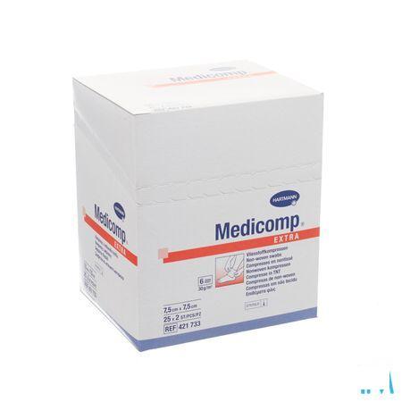 Medicomp Kompres Steriel 6Pl 7,5X7,5Cm 25X2 4110761  -  Hartmann