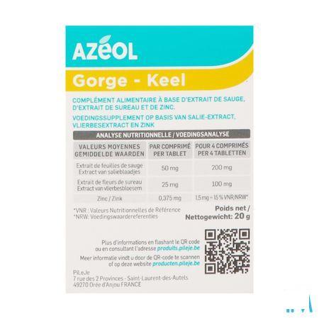 Azeol Gorge Menthe Comp Sucer 30