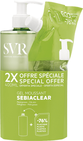 Svr Sebiaclear Gel 400 ml+Refill 400 ml