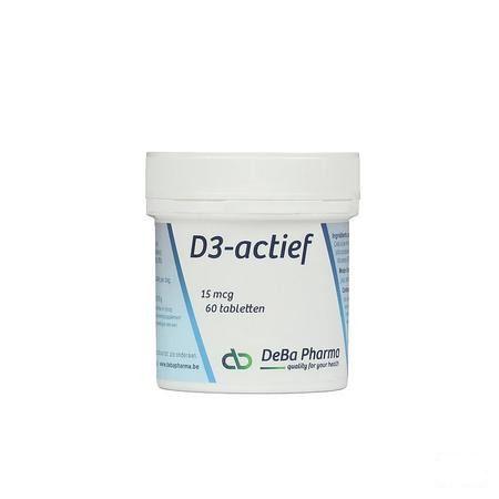 D3-actif Comprimes 60x15mcg  -  Deba Pharma