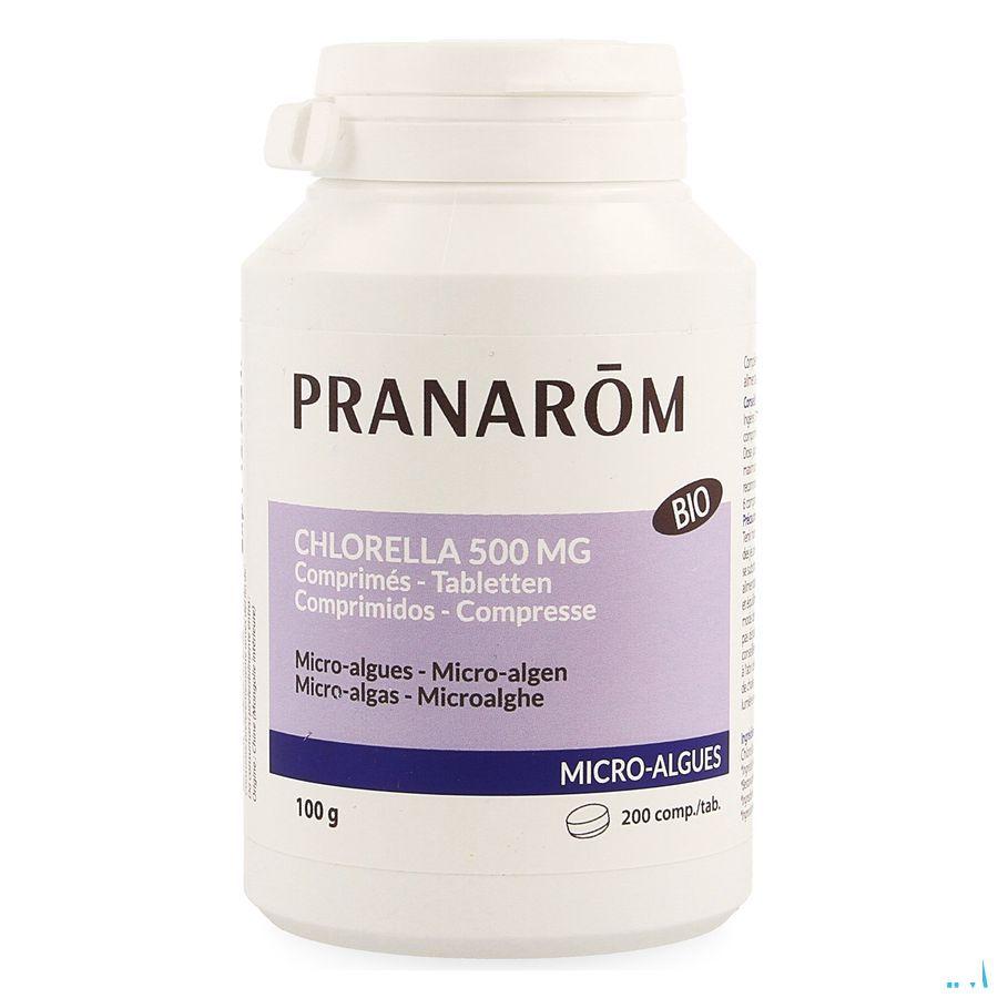 Chlorella Eencellige Zeewieren Tabletten 200  -  Pranarom