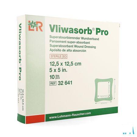 Vliwasorb Pro Pansement 12,5X12,5Cm 10 32641