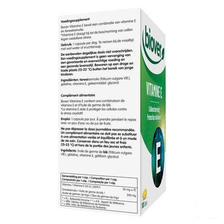 Vitamine E 45UI Natural Capsule 100