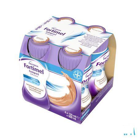 Fortimel Compact 2.4Kcal Chocolade 4 x 125 ml