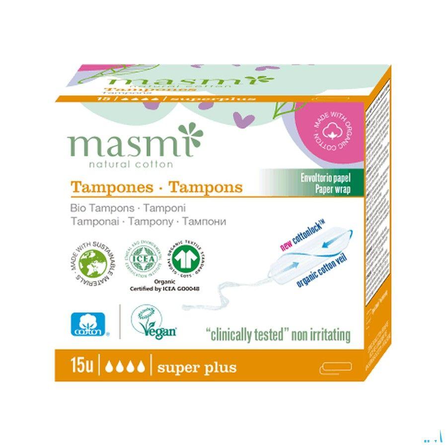 Masmi Tamon Coton Bio Superplus Sans Applicateur15  -  Natur'Inov