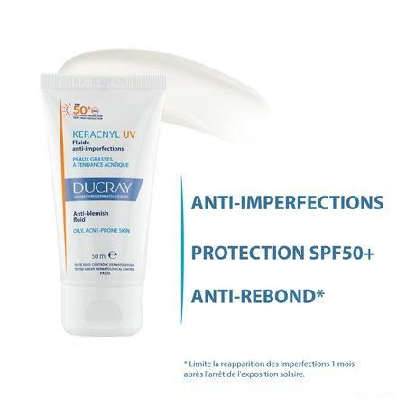 Ducray Keracnyl Fluide Uv50 + Anti Onzuiverheden 50 ml  -  Ducray Benelux