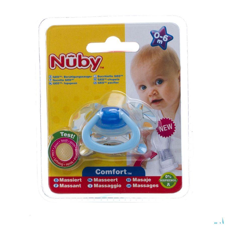 Nuby Geoac Orthodontische Fopspeen - 0-6m  -  New Valmar