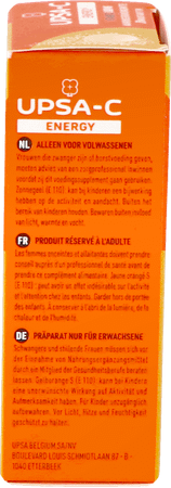 Upsa C Energy 1000 mg Bruistabl 20
