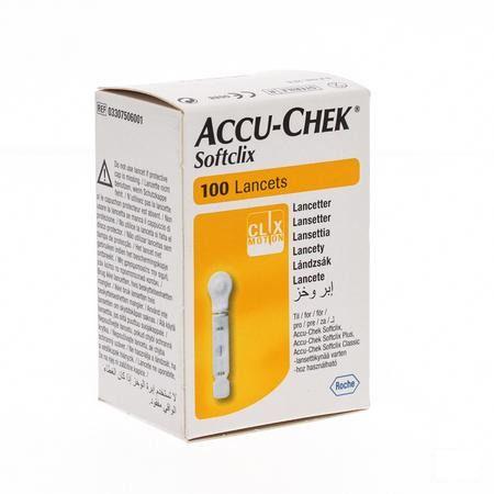 Accu Chek Softclix Lancet 100 3307506001  -  Roche Diagnostics