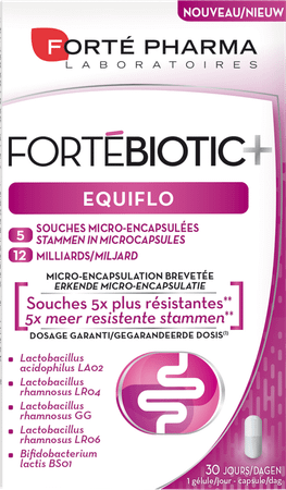 Fortebiotic+ Equiflo V-Caps 30  -  Forte Pharma