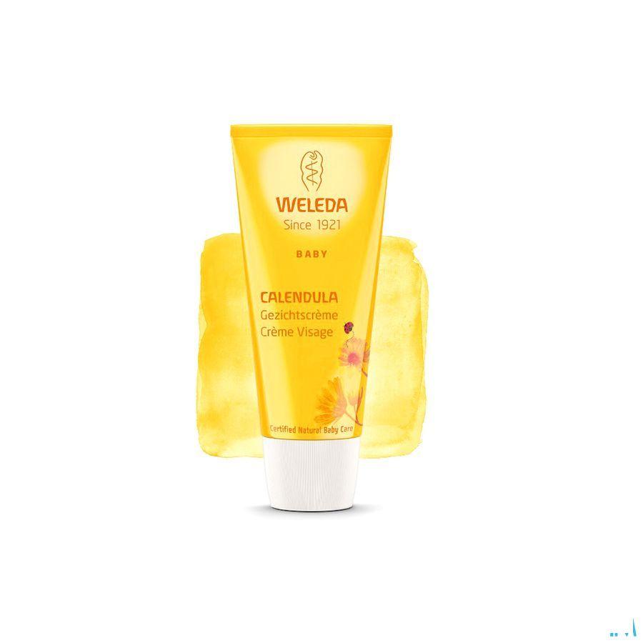 Weleda Calendula Baby Gezichtscreme Tube 50 ml  -  Weleda