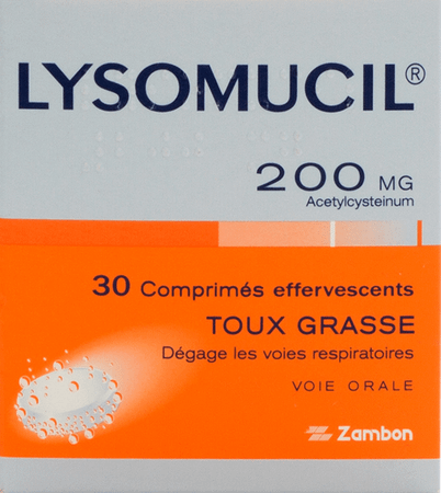 Lysomucil 200 Comp Eff 30 X 200 mg