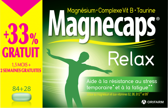 Magnecaps Relax Comp 84 + 28 Grat.