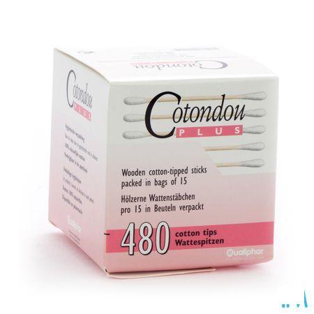 Cotondou Plus Wattestaafje Hout 240