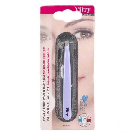 Vitry Classic Pince Epil Prof Oblique Inox 1022  -  Vitry