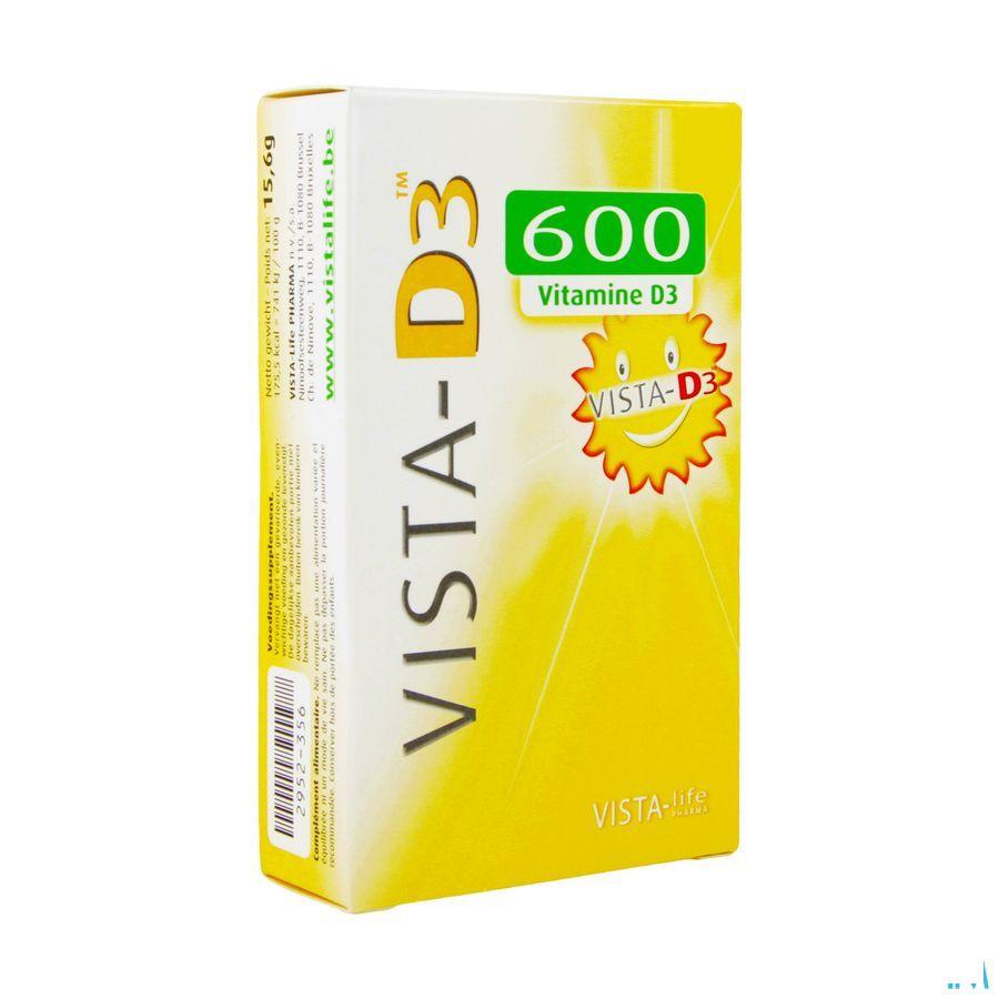 Vista D3 600 Adult Smelttabletten 120 