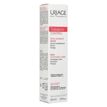 Uriage Tolederm Soin Riche Apaisant 40 ml