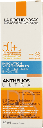 Anthelios Ultra Creme Getint Ip50 + Parfum 50 ml  -  La Roche-Posay