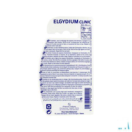 Elgydium Clinic Dentalfloss Chlorhexidine 50m