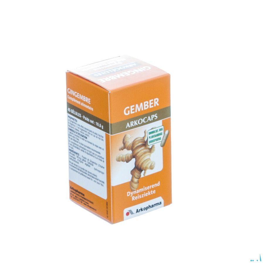 Arkocaps Gember Plantaardig 45  -  Arkopharma
