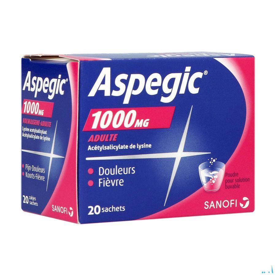 Aspegic 1000 Pulv 20x1000 mg Ad