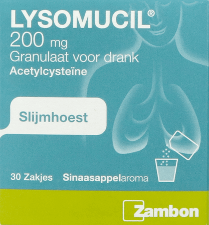 Lysomucil 200 Gran Sachets 30 X 200 mg