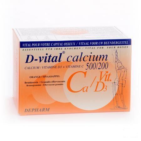 D Vital Calcium 500/200 Sinaas Zakjes 40  -  Depharm