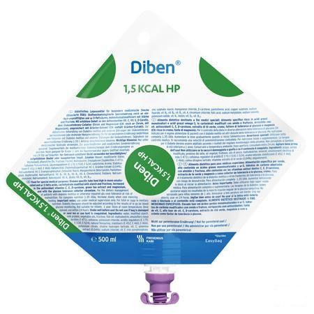 Diben 1,5 Kcal Hp 500 ml  -  Fresenius