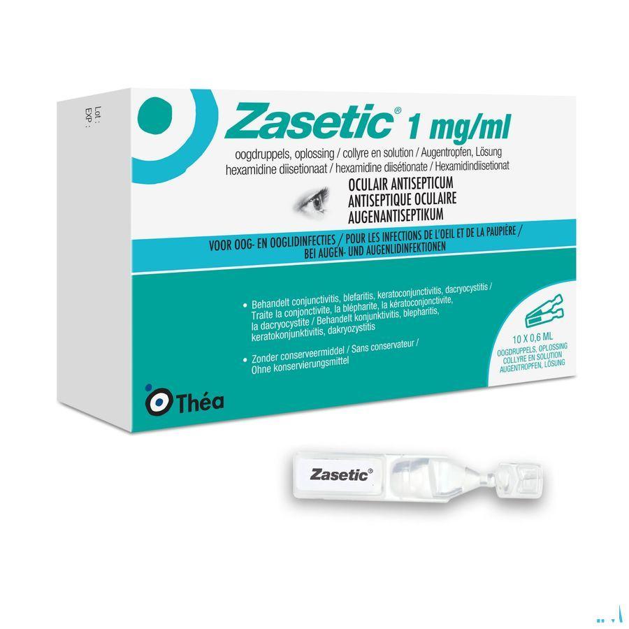 Zasetic 1Mg/ml Sol  Gutt Oculaires 10 x 0,6ml