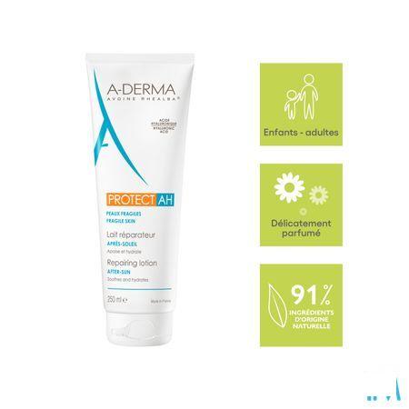 Aderma Protect Lait Reparateur Anti soleil 250 ml  -  Aderma